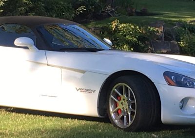 Dodge Viper 2004 White Mamba